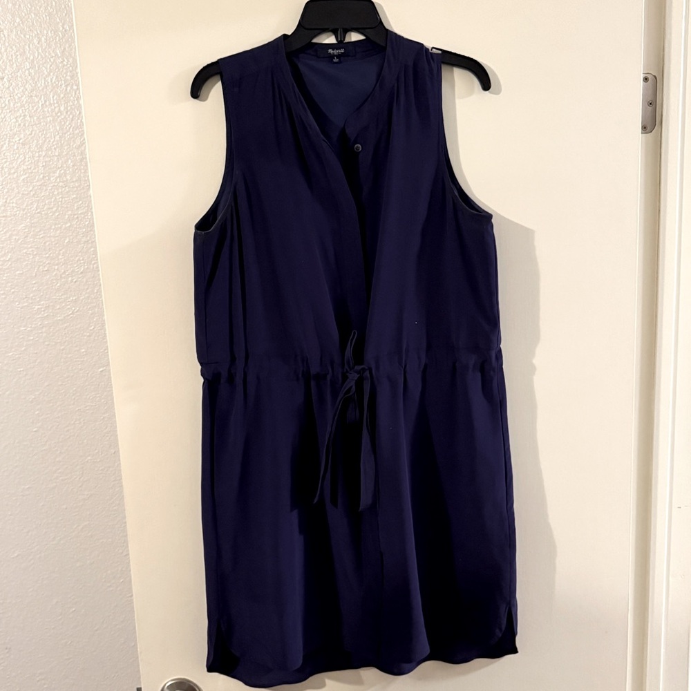 Madewell Short sleeve tie dress
